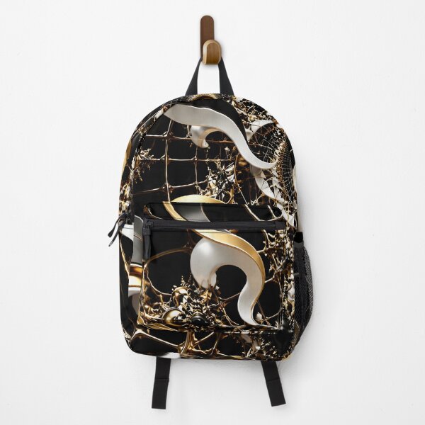 Item preview, Gold and Black Abstract Spiral designed and sold by Vicky Brago-Mitchell®.
