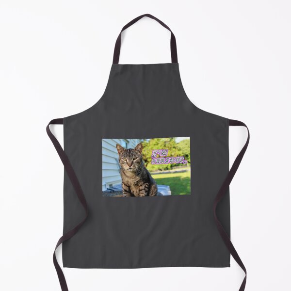 Item preview, I'm Serious Cat Funny Meme Kitty Design designed and sold by Blackfire's Witchy Wonders.