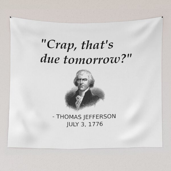 Item preview, funny thomas jefferson independence day usa history designed and sold by ProPanda98.