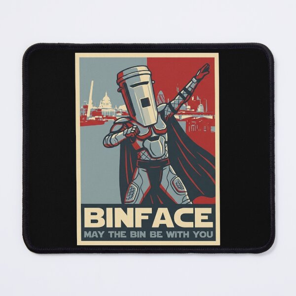 Item preview, Count Bin face May The Bin Be With You Satire Graphic designed and sold by PabloHaney.