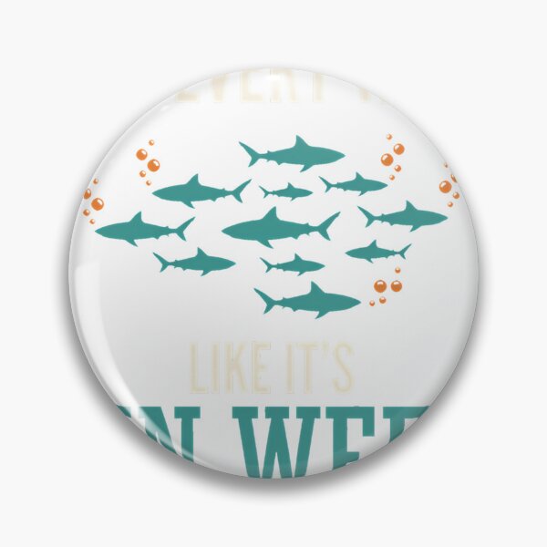 Item preview, Live Every Week Like It's Fin Week Shark Week Ocean Lover Fishing Enthusiast T-Shirt_95657490 designed and sold by gidget-gadget.