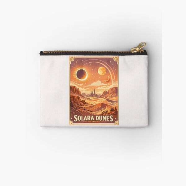 Item preview, Solara Dunes – Vintage Retro Sci-Fi Desert Poster designed and sold by inkoutninja.
