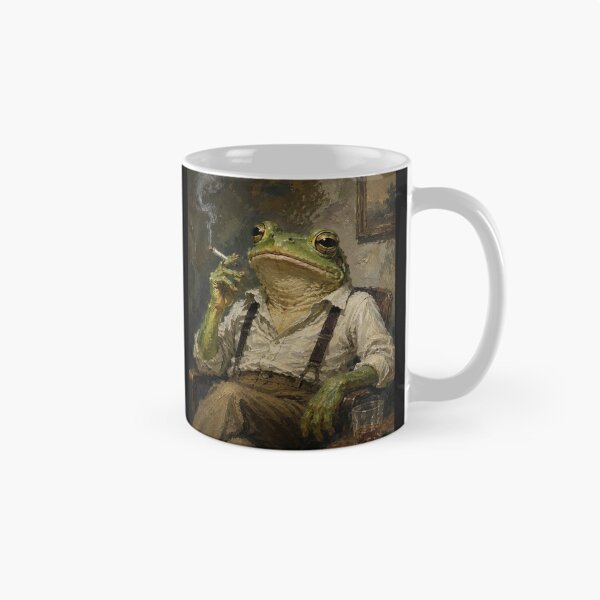 Item preview, Anthropomorphic Frog Smoking and Drinking designed and sold by Safwat-Aziz.