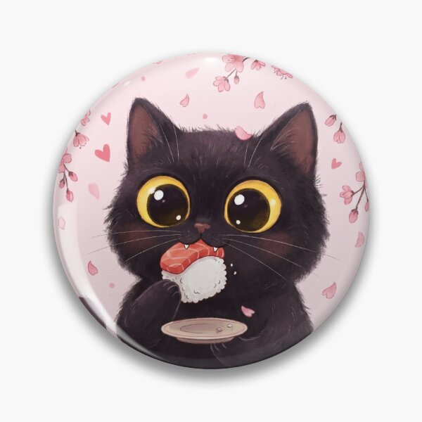 Item preview, Cozy Sushi Kitty designed and sold by LyssasMindArt.