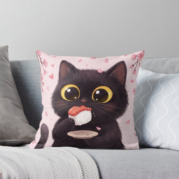 Item preview, Cozy Sushi Kitty designed and sold by LyssasMindArt.