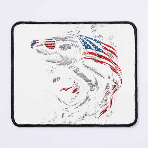 Item preview, Patriotic Shark American Flag Vintage Ocean 4th of July USA T-Shirt_94240508 designed and sold by JankoZED.
