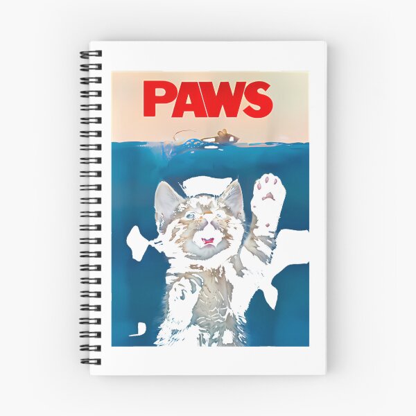 Item preview, Paws Cat Parody Cat Lover Kitten Shark Mouse Meow T-Shirt_93583527 designed and sold by JankoZED.