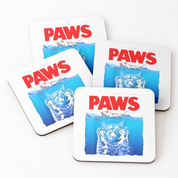 Item preview, PAWS Funny Cat and Mouse Sexy Bikini - Jaws Parody T-Shirt_92526980 designed and sold by Magoya Store ⭐⭐⭐⭐⭐.