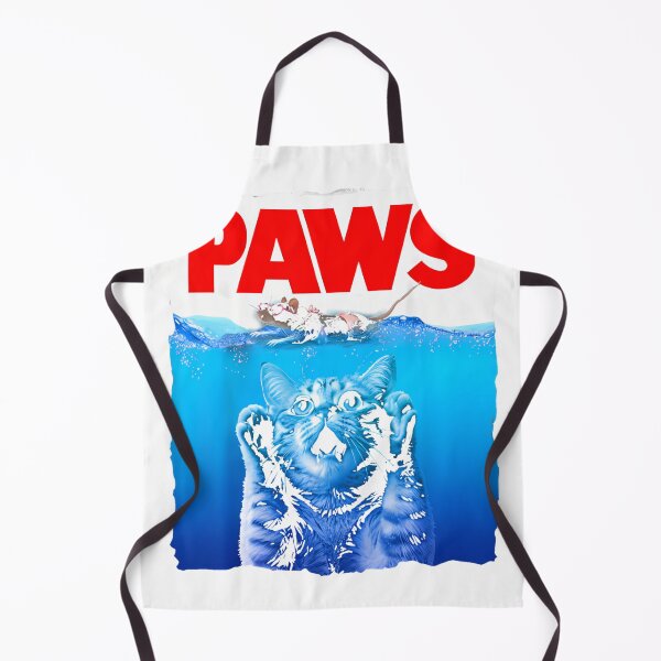 Item preview, PAWS Funny Cat and Mouse Sexy Bikini - Jaws Parody T-Shirt_92526980 designed and sold by Magoya Store ⭐⭐⭐⭐⭐.