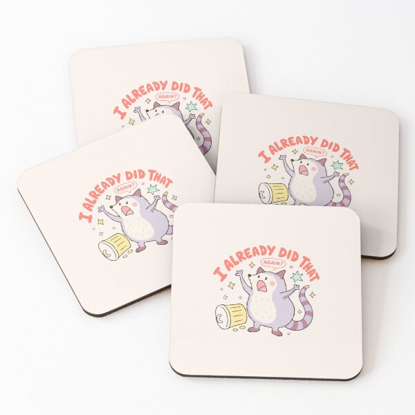 Item preview, I Already Did That Funny Opossum Meme designed and sold by bosamji.
