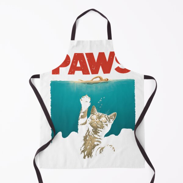 Item preview, PAWS Funny Cat Parody – Jaws Spoof T-Shirt_75923617 designed and sold by NFTaletellers.