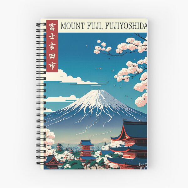 Item preview, Mount Fuji Cherry Blossom Japanese Temple designed and sold by angelinesan.