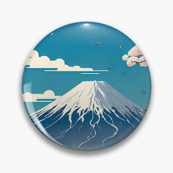Item preview, Mount Fuji Cherry Blossom Japanese Temple designed and sold by angelinesan.