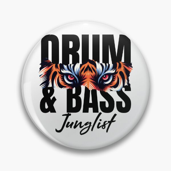 Item preview, JUNGLIST - Eye Of The Tiger (Black) designed and sold by Discothreadz.