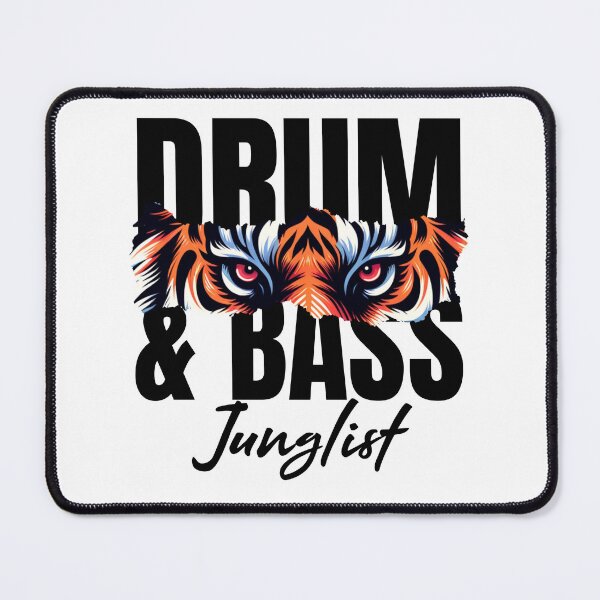 Item preview, JUNGLIST - Eye Of The Tiger (Black) designed and sold by Discothreadz.