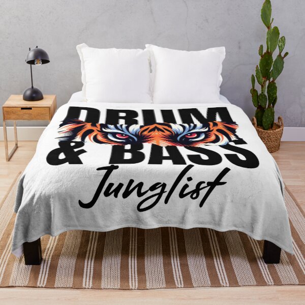 Artikelvorschau, JUNGLIST - Eye Of The Tiger (Schwarz) entworfen und verkauft von Discothreadz.