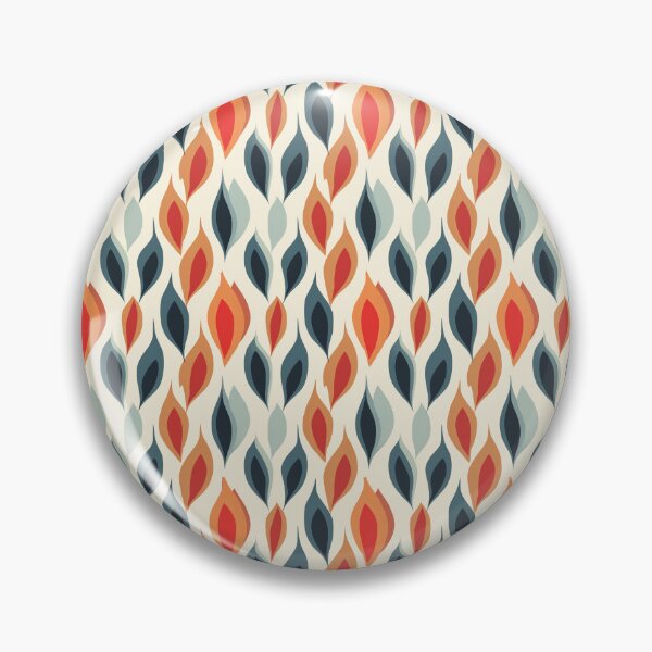 Item preview, Retro Ogee Teardrop Geometric Seamless Pattern designed and sold by 555Design.
