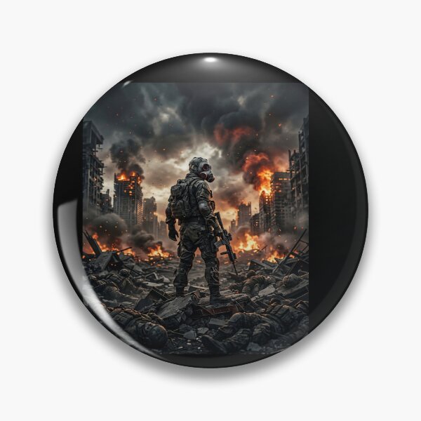 Item preview, Soldier in a Post-Apocalyptic City designed and sold by Safwat-Aziz1.