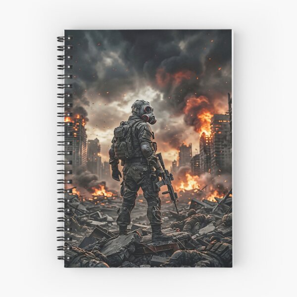 Item preview, Soldier in a Post-Apocalyptic City designed and sold by Safwat-Aziz.