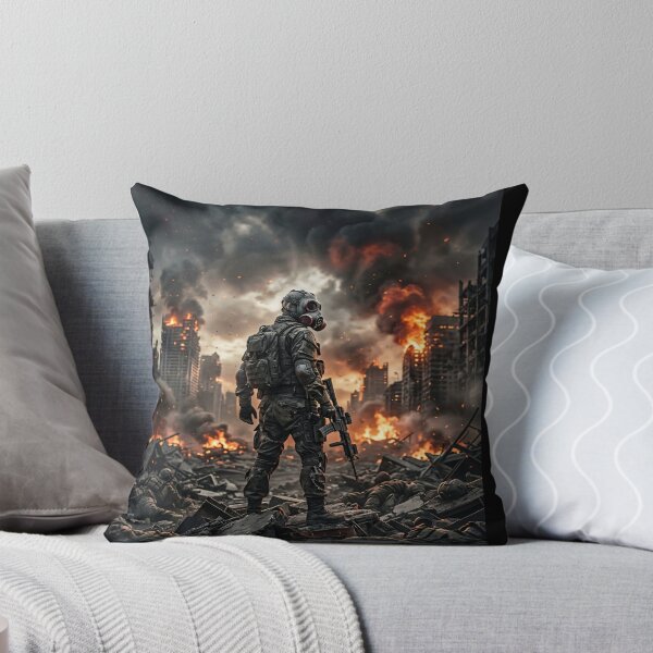 Item preview, Soldier in a Post-Apocalyptic City designed and sold by Safwat-Aziz.