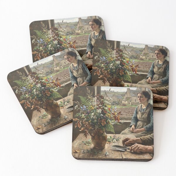 Item preview, Winslow Homer Style Floral Realism Original Fine Art Painting designed and sold by OddlySticky.