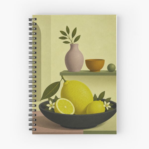 Item preview, Golden Lemon Still Life designed and sold by joycrysstudio.