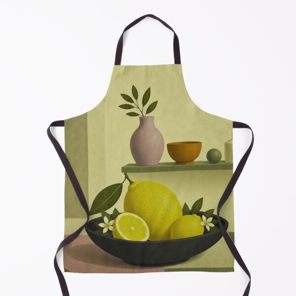 Item preview, Golden Lemon Still Life designed and sold by joycrysstudio.