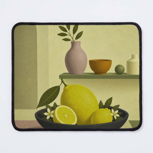 Item preview, Golden Lemon Still Life designed and sold by joycrysstudio.