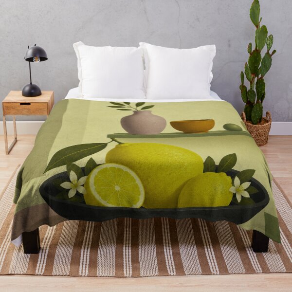 Item preview, Golden Lemon Still Life designed and sold by joycrysstudio.