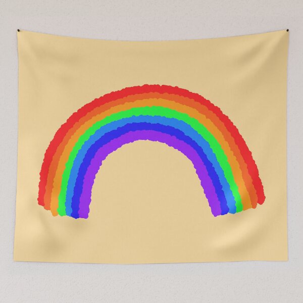 Item preview, Cute Hand Drawn Colorful Rainbow designed and sold by ubborn.