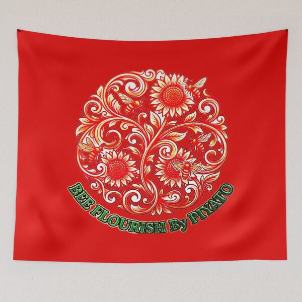 Item preview, Bee Flourish Sunflower designed and sold by PIYATO941DESIGN.