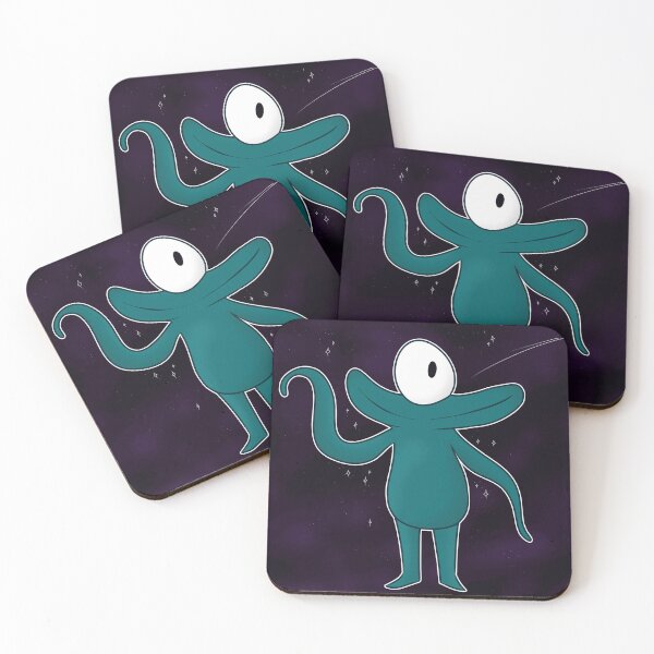 Item preview, Chibi Cyclops Alien Character in Space designed and sold by CollinsEmiLove.