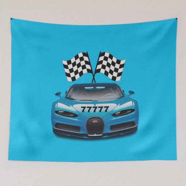 Item preview, The Blue Race Car  designed and sold by Salisha Wheeler.