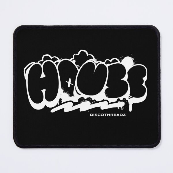Item preview, HOUSE MUSIC - Urban Spray Mark (White) designed and sold by Discothreadz.