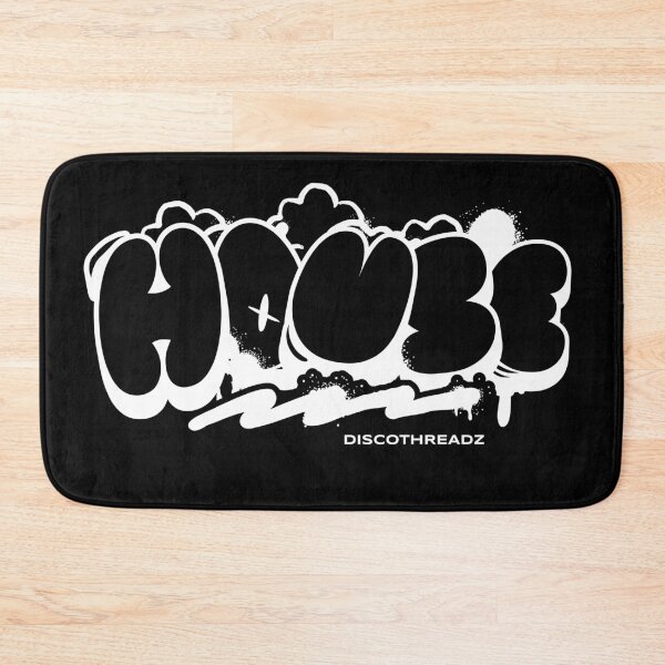 Item preview, HOUSE MUSIC - Urban Spray Mark (White) designed and sold by Discothreadz.