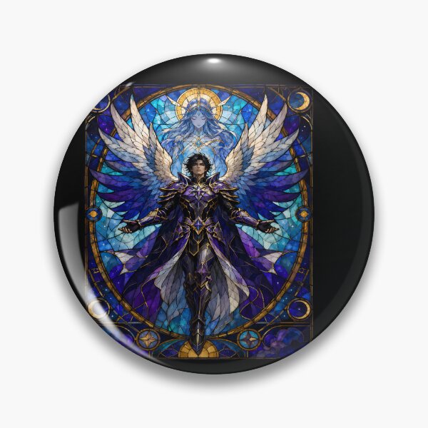 Item preview, Angelic Knight in Stained Glass designed and sold by Safwat-Aziz.