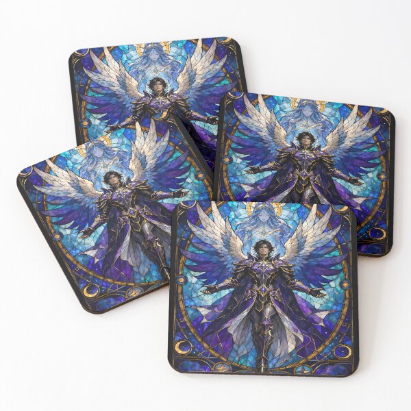 Item preview, Angelic Knight in Stained Glass designed and sold by Safwat-Aziz1.