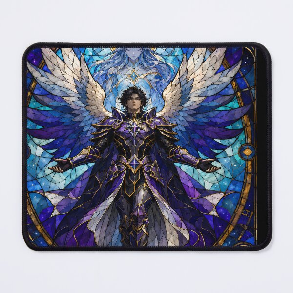 Item preview, Angelic Knight in Stained Glass designed and sold by Safwat-Aziz1.