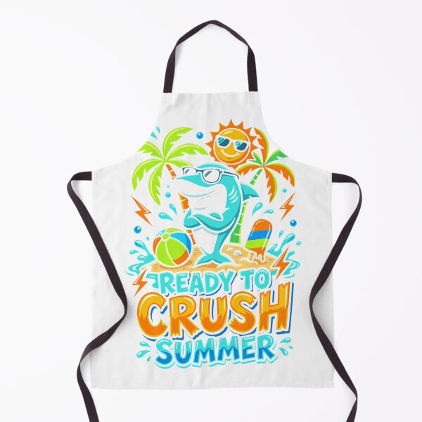 Artikelvorschau, Bereit für den Sommer? Cooles Hai-Strandurlaubs-T-Shirt_93482647 entworfen und verkauft von Voila-creative.
