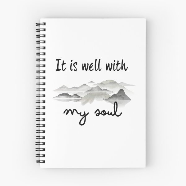 Item preview, It Is Well With My Soul Christian Minimalist Hymn designed and sold by NinaVerse.