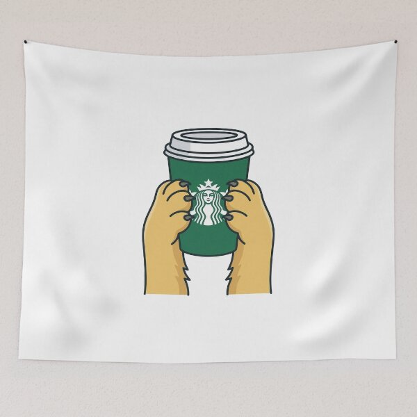 Item preview, Golden Retriever Paws Holding Coffee Cup designed and sold by wingoo22.