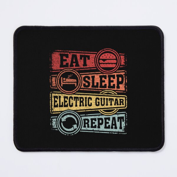 Item preview, eat sleep electric guitar repeat designed and sold by isidorebeige.