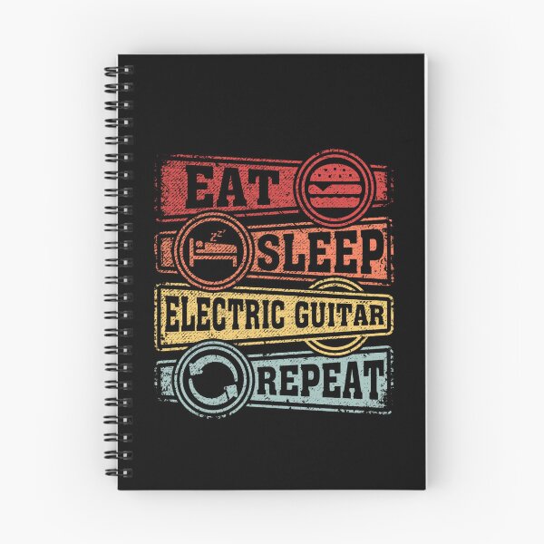 Item preview, eat sleep electric guitar repeat designed and sold by isidorebeige.