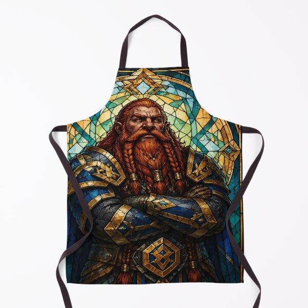 Item preview, Dwarf Warrior Stained Glass designed and sold by Safwat-Aziz1.