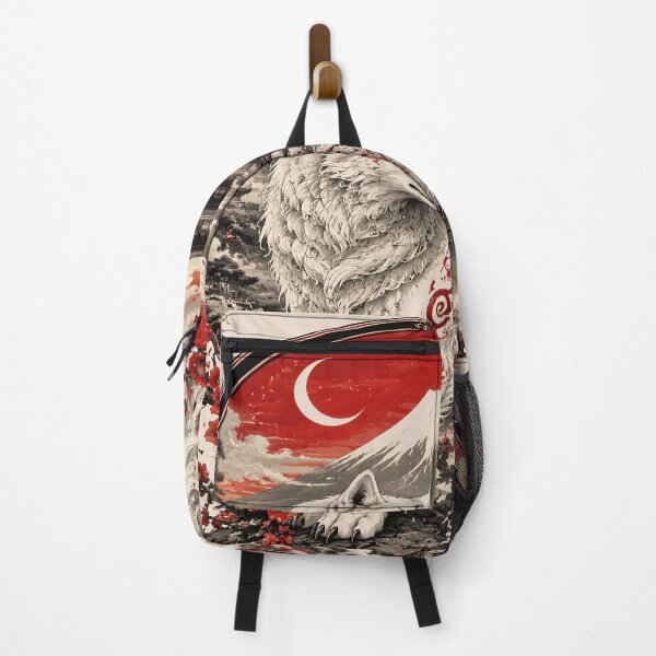 Item preview, Amaterasu Wolf in Japanese Landscape designed and sold by Safwat-Aziz1.