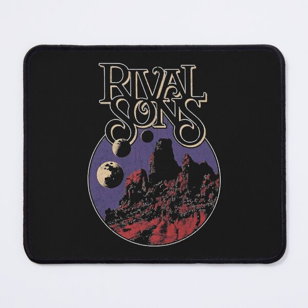 Item preview, Psychedelic Rock Mountain and Moons Circular Art designed and sold by Indiescha.