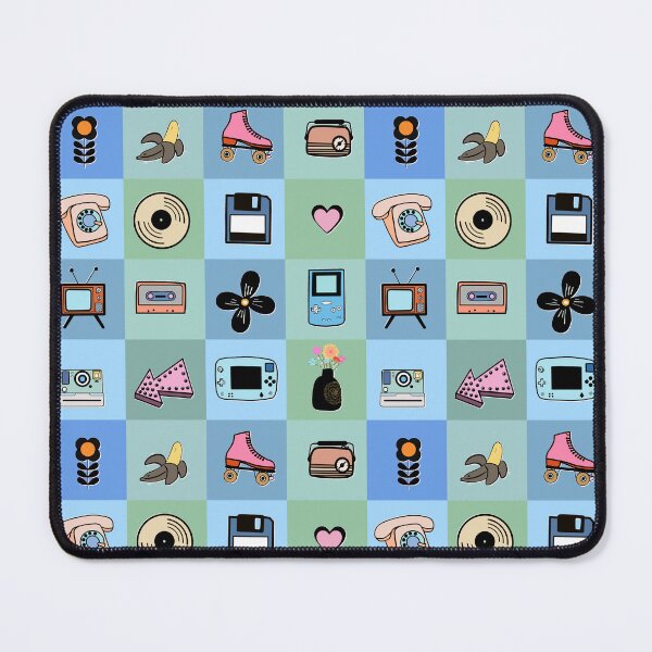 Item preview, Retro technology checks Blue green designed and sold by Navitaloves.