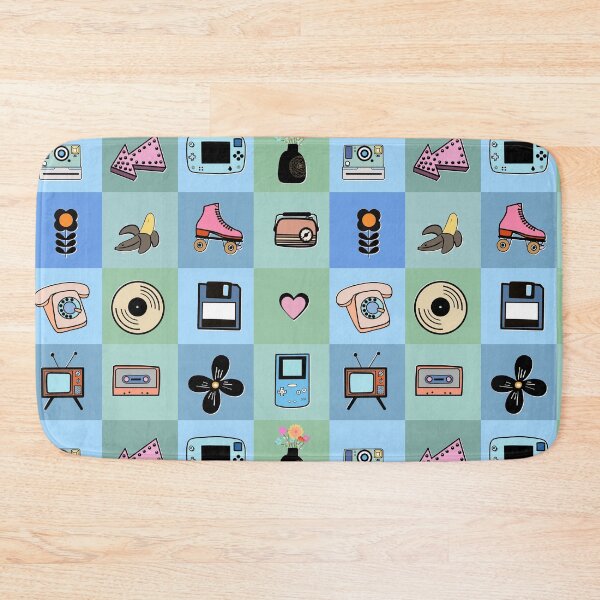 Item preview, Retro technology checks Blue green designed and sold by Navitaloves.