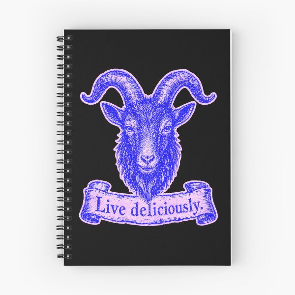 Item preview, Live Deliciously Vintage Engraved Occult Goat Art Print designed and sold by PinUpPizzazz.