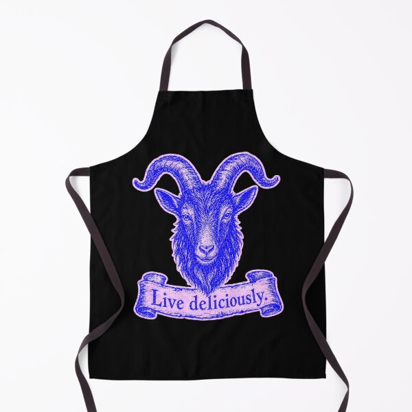 Item preview, Live Deliciously Vintage Engraved Occult Goat Art Print designed and sold by PinUpPizzazz.